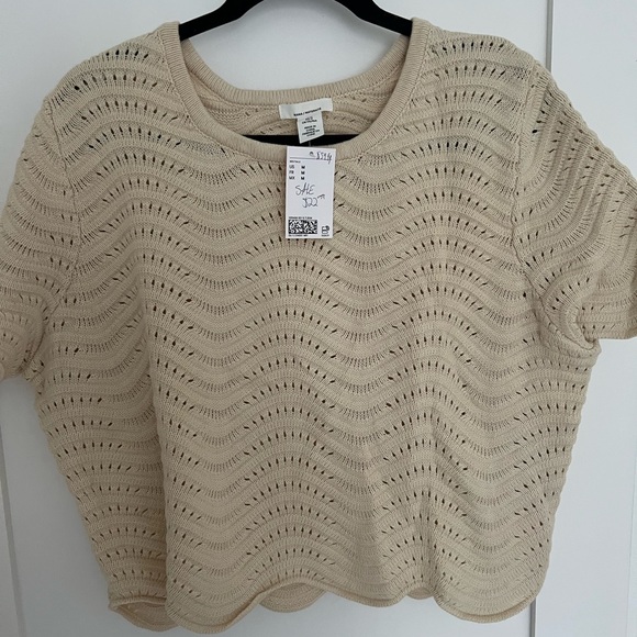 Pointelle-knit top - Picture 6 of 7